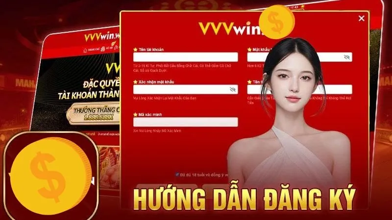 Đăng ký và đăng nhập Vvvwin dễ dàng, truy cập nhanh qua link không chặn