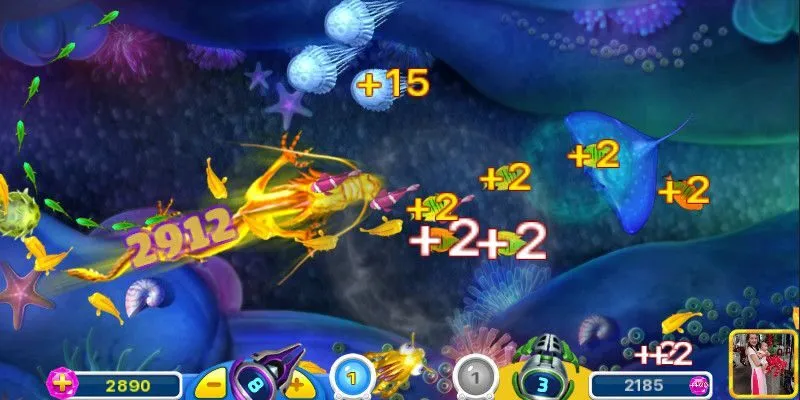 Cá bơi từ các góc màn hình thường có tỷ lệ chết cao hơn