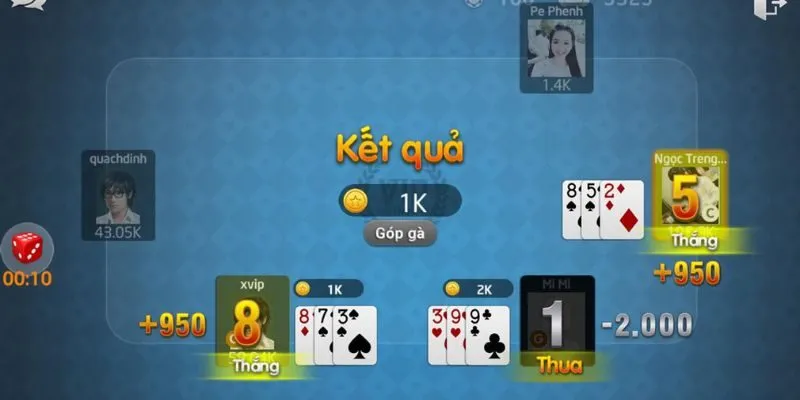 Khám phá các bộ bài có trong bài tấn Vvvwin