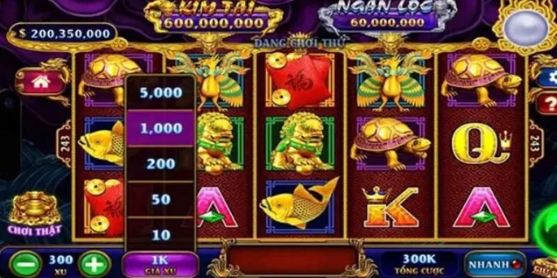 Giới thiệu slots game Kho Tàng Ngũ Long